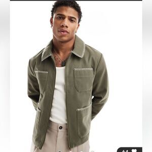 ASOS NWOT Green Jacket Medium